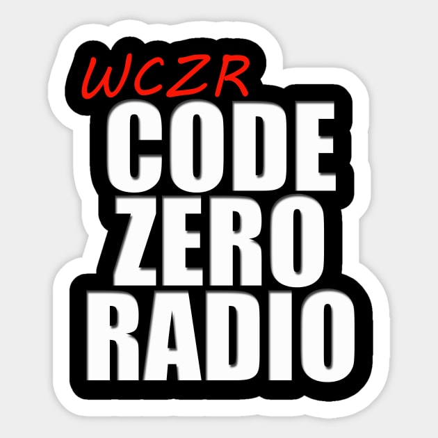 Plain and Simple Sticker by Code Zero Radio